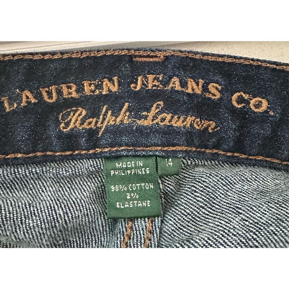 Lauren Jeans Co. Women’s‎ Blue High Rise Bootcut Jeans Size 14 - Picture 5 of 6